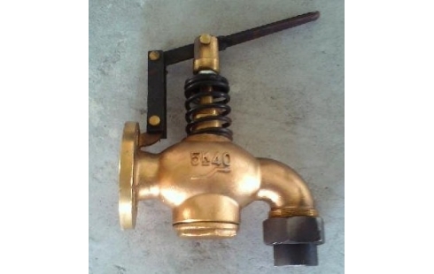 Self closing drain valve